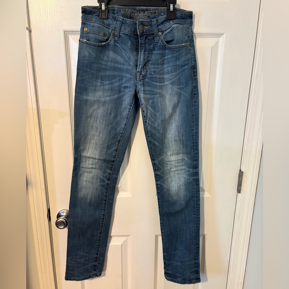 American Eagle Outfitters Blue Slim Jeans Medium Wash